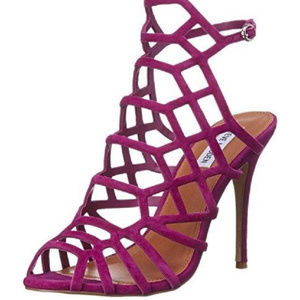 Steve Madden Women's Slithur Caged Heel Sandal